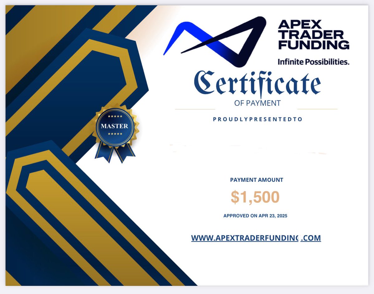 Lightning Lake (@lakelightning) on Twitter photo Second pay out for April. Smaller size while I grew this account. Thanks <a href="/ApexTradeFund/">ApexTraderFunding</a> Second pay out for April. Smaller size while I grew this account. Thanks <a href="/ApexTradeFund/">ApexTraderFunding</a>