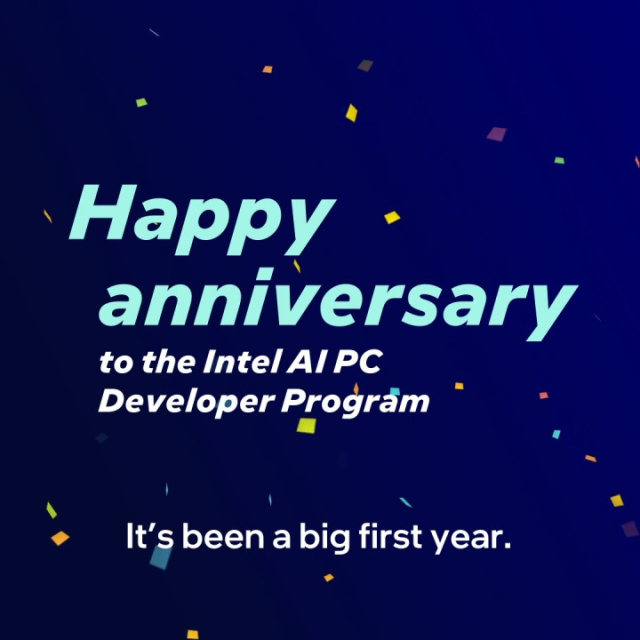 Happy anniversary to the Intel AI PC Developer Program! #IAmIntel bit.ly/42sKMdt