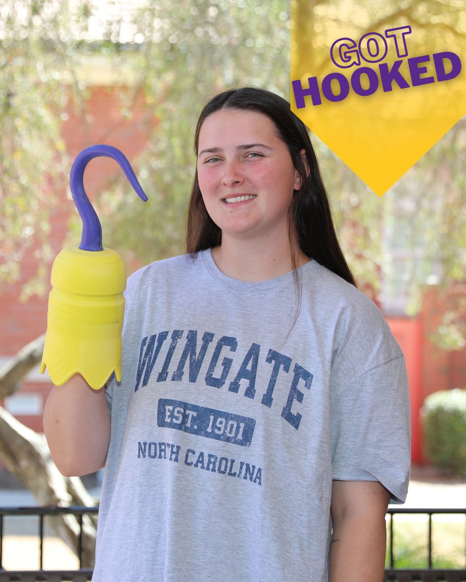 Kyrstin Rollins “got hooked” by Wingate University’s Doctor of Physical Therapy program. She graduates in May with a degree in exercise physiology.