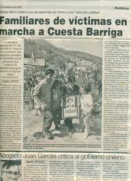 RadioUmbral's tweet photo. Otra vez la Cuesta Barriga 

Cómo en dictadura 

Los "inevitables y necesarios" crímenes de la ultraderecha 

No Olvidamos 
No Perdonamos https://t.co/6sNNT1gi31