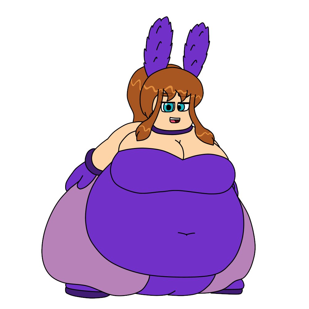 DerpOsc's tweet photo. She definitely ate all that clearance candy in one sitting.  (Some late Easter art.) https://t.co/IzxOtQP8Ps