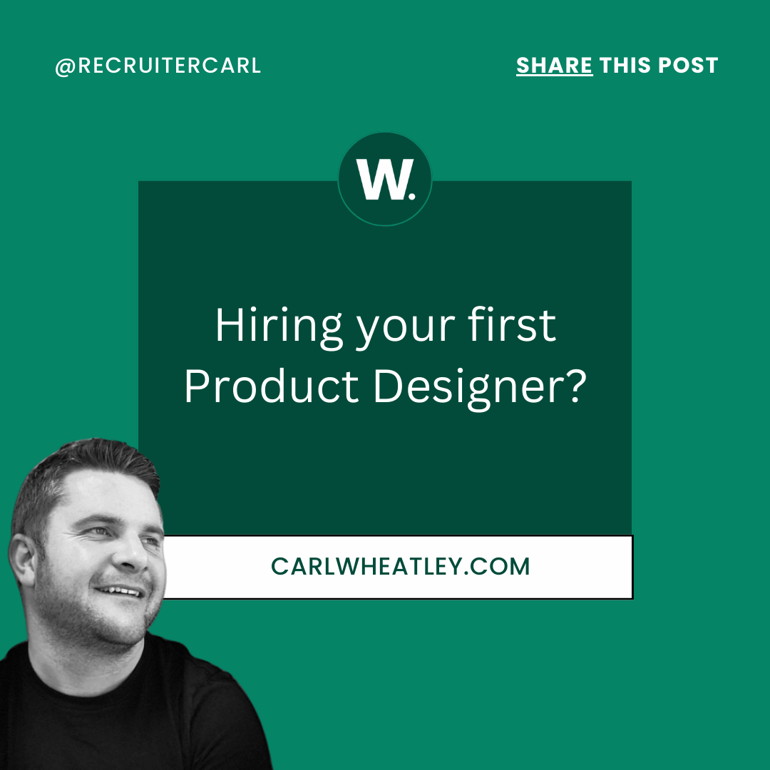 Hiring your first Product Designer?

Do it at seed. Maybe even pre-seed.

You're building v1. Testing if people even want it.

A great designer doesn’t just make it pretty—they shape what to build and how it works.

Wait too long? You’ll ship a clunky MVP.

Hire smart!

#design