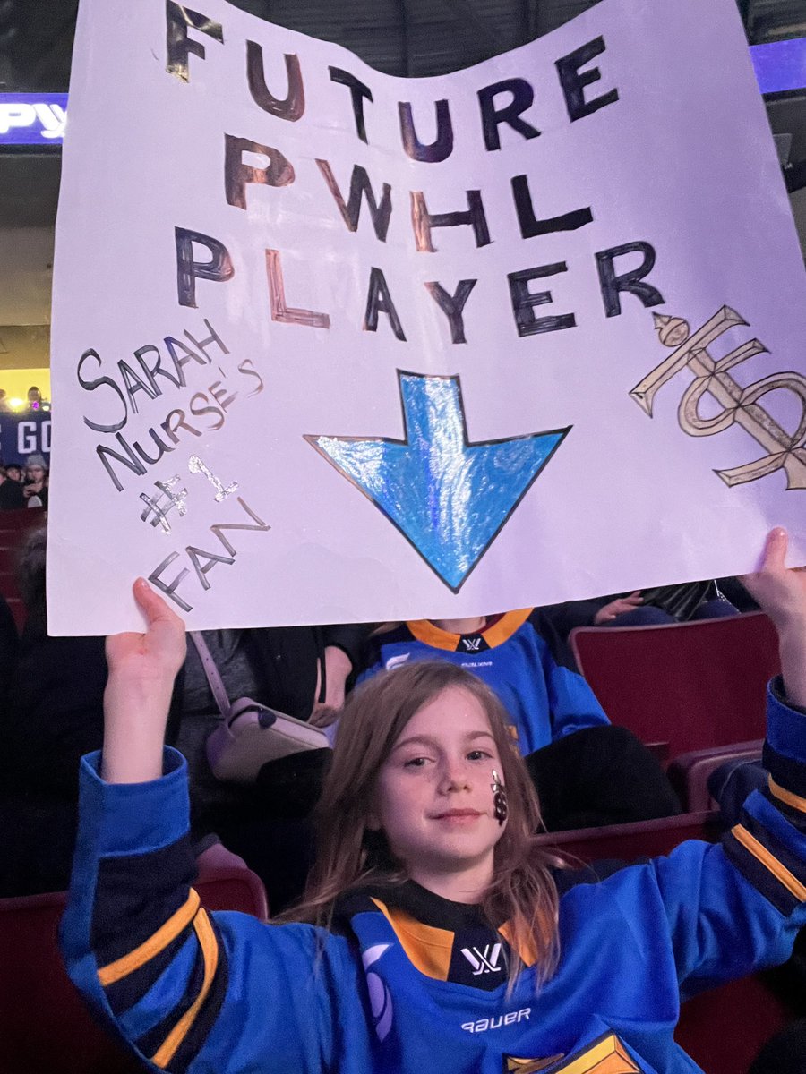 M_C_Dougherty's tweet photo. When you dream big, big things can happen.  Now her tough decision is what jersey she will where when @PWHL_Toronto come to play @PWHL__Vancouver https://t.co/QhT0zebaWB
