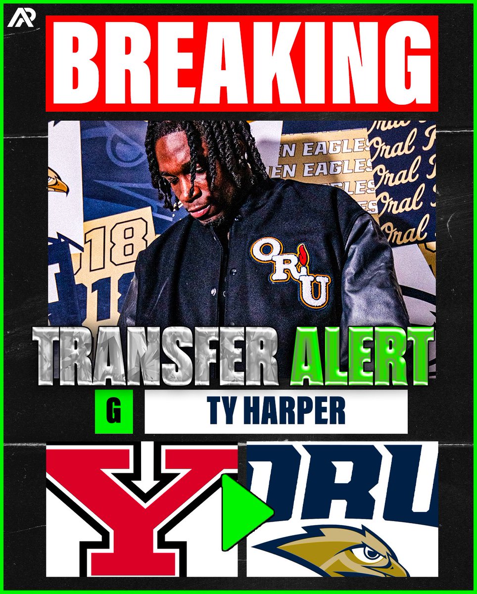 BREAKING: Former Youngstown State guard Ty Harper has officially committed to ORU ✍️