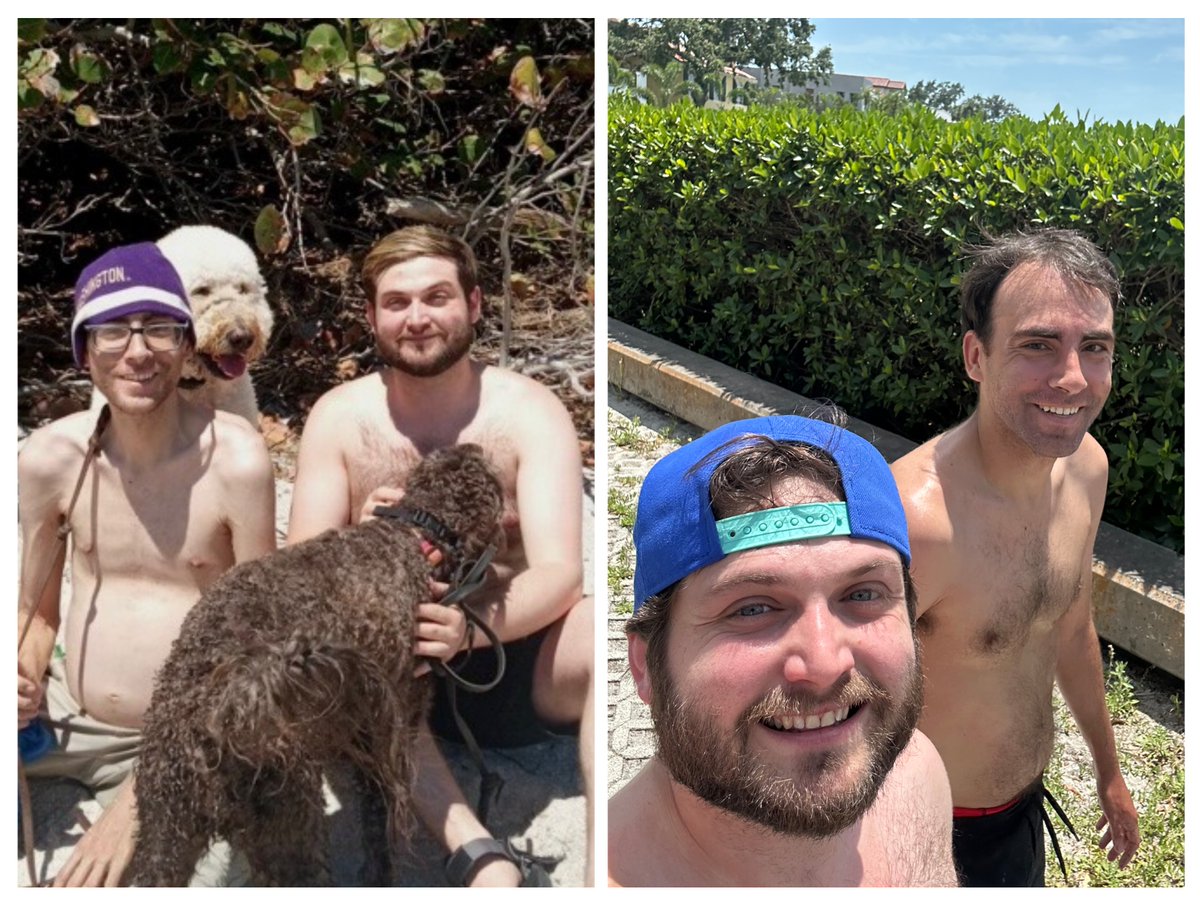 Willtoendure's tweet photo. A year ago, I was recommended for hospice. I could barely walk to the dog beach. Yesterday, I ran with my best friend for the first time since high school. This Sunday, I race #StAnthonysTri Still here. Still moving. And still not done https://t.co/U5zDRkv1AH