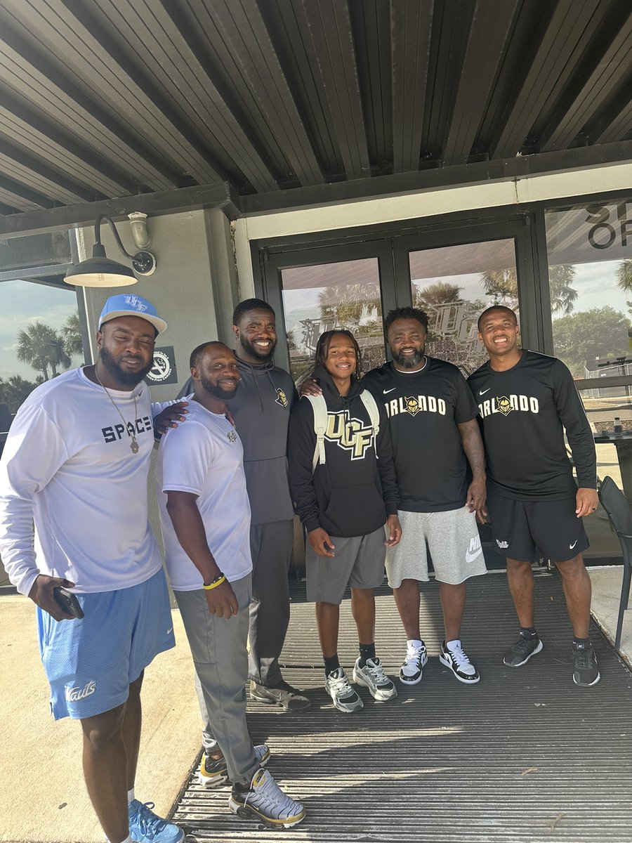 Had a great visit to <a href="/UCF_Football/">UCF Football</a>. Huge thanks to <a href="/KingJB01/">Jimmy Beal</a> <a href="/HarrisNOFLYZONE/">Brandon Harris Sr.</a> <a href="/CoachTFisher/">Travis Fisher</a> <a href="/CoachDrico/">Drico Johnson</a> and <a href="/CoachJohnson72/">Coach JJ (Jordan Johnson)</a> for showing a Cali boy some love. I love what <a href="/CoachFrost7/">Coach Scott Frost</a> and the school have to offer.

#UCFast #b13ssed #studentath13te