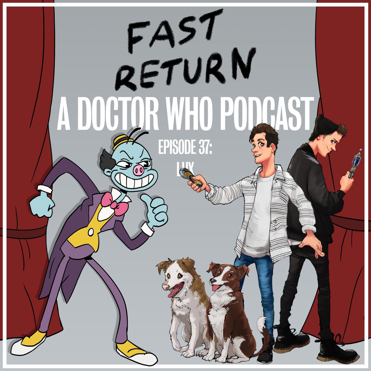 FastReturnPod's tweet image. This week, we’re stepping into Lux💡
When the Doctor tries to take Belinda home, the TARDIS lands them in 1952 Miami… but something’s not right. Inside an abandoned cinema, the mysterious Mr Ring-a-Ding is waiting
Spotify: spoti.fi/49oTXvB
Apple: apple.co/3xxpRIW