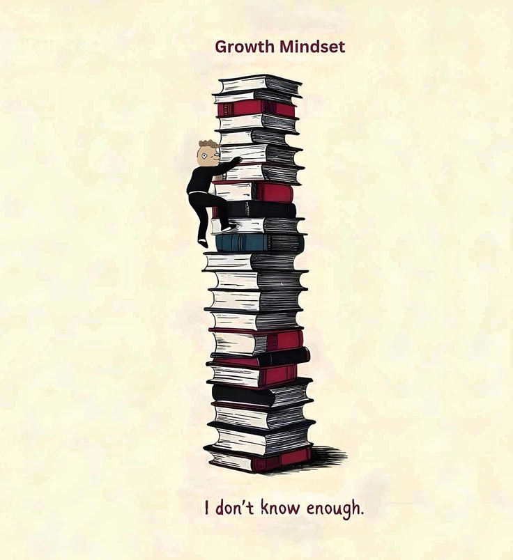 Still bullish on learning. Currently 47 tabs deep, 3 books open, and mildly panicking. 📖💡
