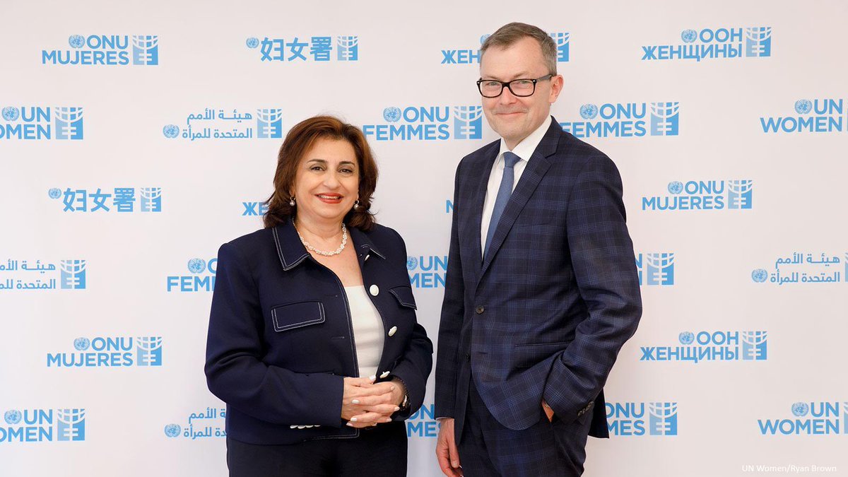 Sima Bahous (@unwomenchief) on Twitter photo In my meeting with H.E. Jürg Lauber, President of <a href="/UN_HRC/">UN Human Rights Council</a>, I thanked him for championing #GenderEquality including through the HRC Gender Advisory Board.
As we mark #Beijing30, I look forward to working together in advancing women’s rights across the Council’s work & globally. In my meeting with H.E. Jürg Lauber, President of <a href="/UN_HRC/">UN Human Rights Council</a>, I thanked him for championing #GenderEquality including through the HRC Gender Advisory Board.
As we mark #Beijing30, I look forward to working together in advancing women’s rights across the Council’s work & globally.