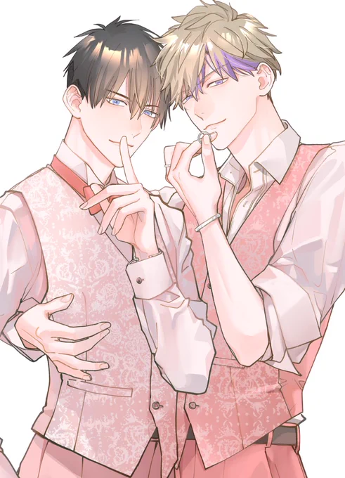 紫苑と蒼汰がゴールして1年経ちましたか…。#ふだひみ #続ふだ #腐男子くんには秘密がある 