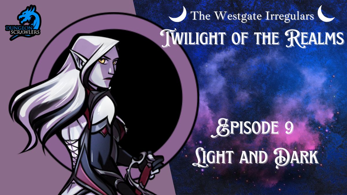 Tonight, the Irregulars take a moment to dance under the stars, only to find themselves plunged into darkness.

Join us at 6pm PT for Episode 8 of Twilight of the Realms on twitch.tv/dungeonscrawle…