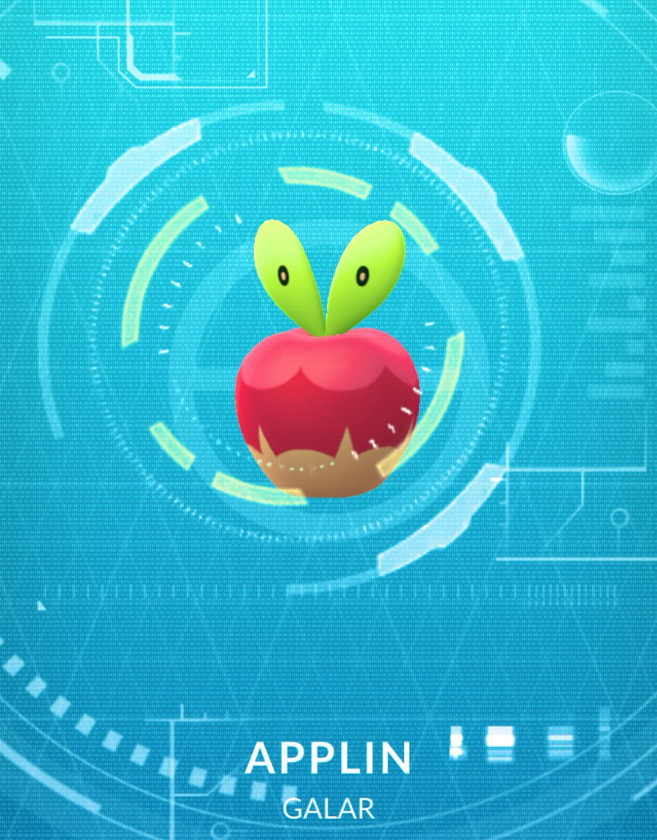 SmileThippy's tweet photo. Pokémon GO Debut ! (˶> ᎑ <˶) *。 🍎 🍏
#Applin
#PokemonGO🧢🫶🏻 https://t.co/8QE5cjcdIq