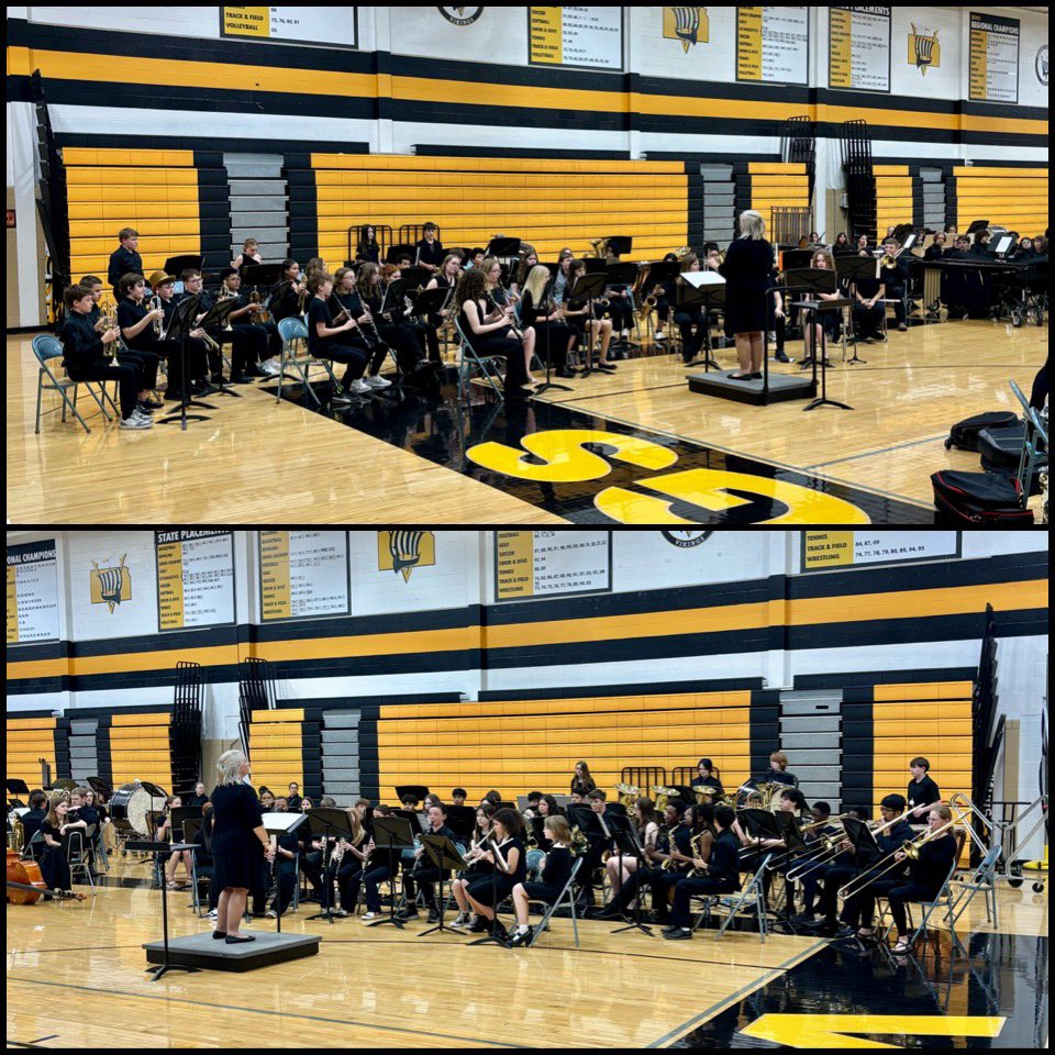 Westridge Bands did a great job at the West Area Band Festival!