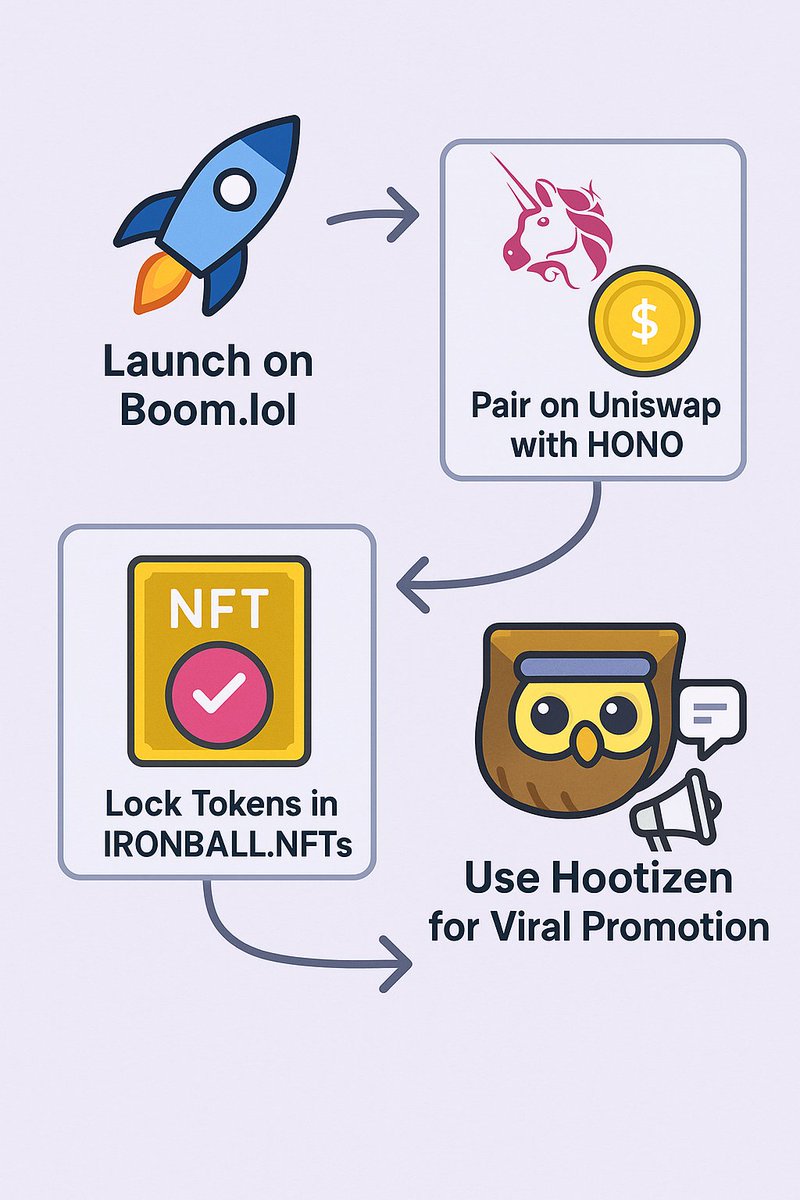 Another hyped token just rugged. Again.

Too many projects launch with zero plan for value, liquidity, or staying power.

We’ve already shipped the tools to FIX this: Boom.lol, HONO, IRONBALL.xyz &amp; Hootizen. Now, we’re linking them into one growth