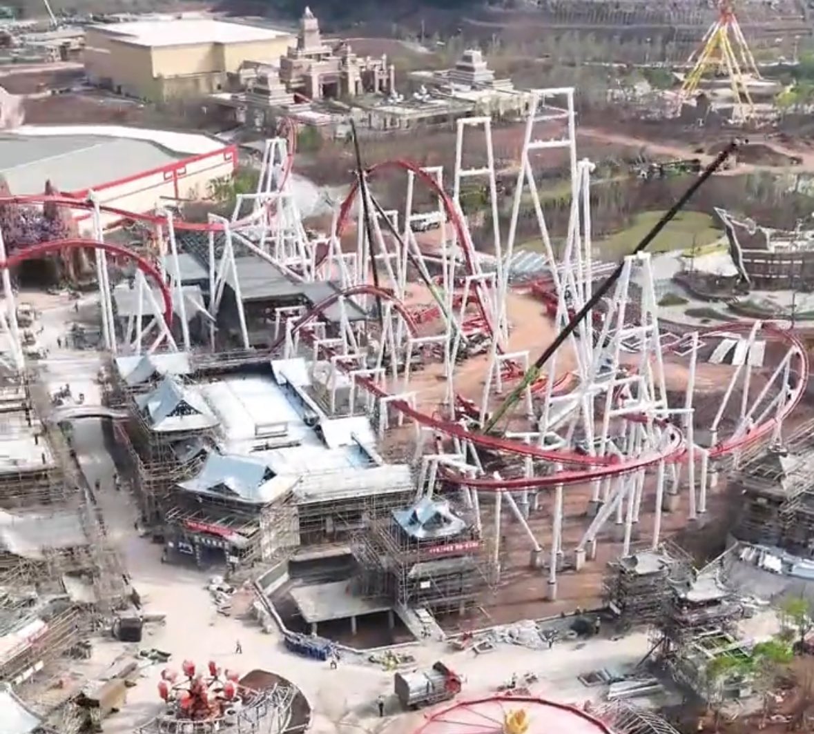 MasaneMiyaPA's tweet image. more “J&amp;amp;M”（Jinma） Inverted Coaster layout for Fantawild Ziyang has revealed 

dive drop，zero G roll ，Immelman ，dive loop and a finnish loop @rcdbdotcom