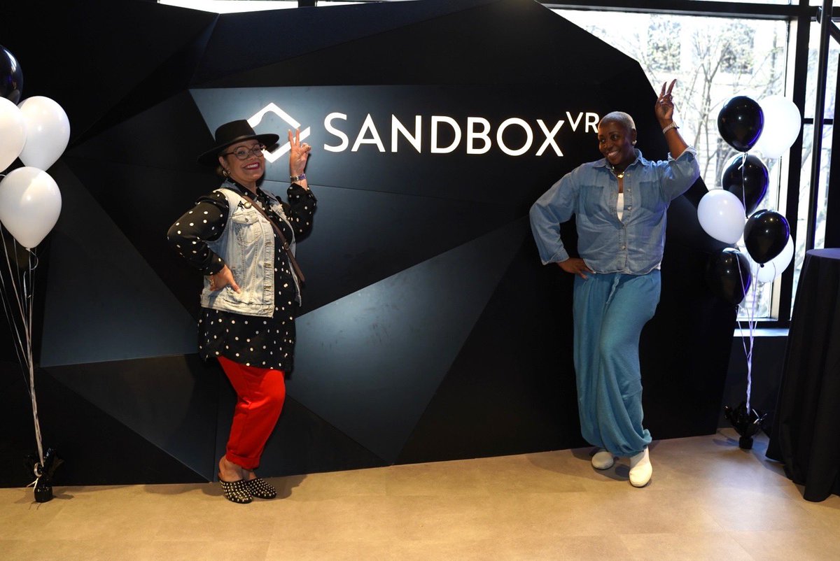 Philly PR Girl LLC (@philly_pr_girl) on Twitter photo What an amazing grand opening! We can’t wait for everyone to try <a href="/SandboxVR/">Sandbox VR</a>! Enter a world where you battle aliens, solve mysteries, and so much more. We laughed, cried, and even shed a little sweat! 😉
Go to sandboxvr.com to book an experience! What an amazing grand opening! We can’t wait for everyone to try <a href="/SandboxVR/">Sandbox VR</a>! Enter a world where you battle aliens, solve mysteries, and so much more. We laughed, cried, and even shed a little sweat! 😉
Go to sandboxvr.com to book an experience!