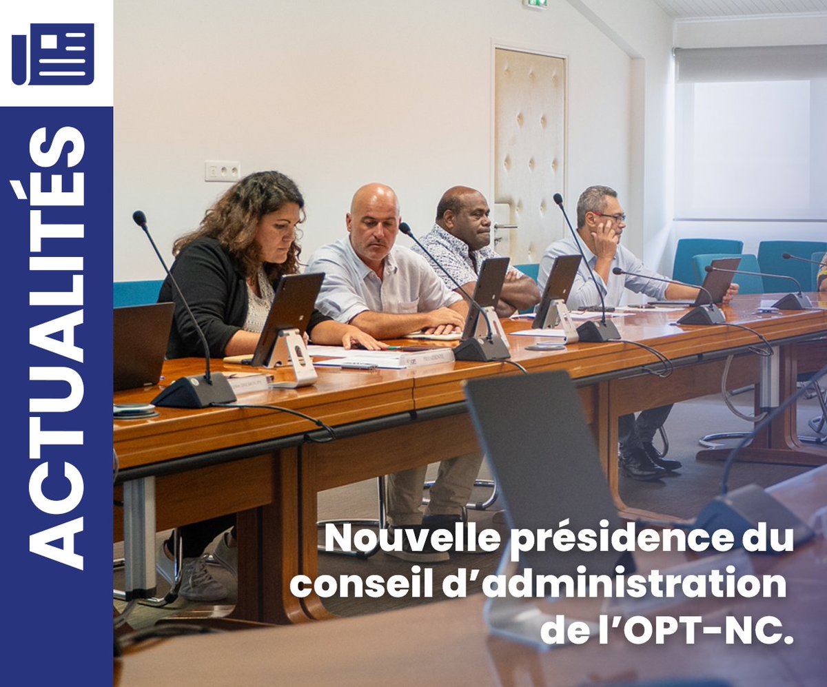 [NOUVELLE GOUVERNANCE À L’OPT-NC]

Le 23 avril 2025 s’est tenu le 1er conseil d’administration de la nouvelle mandature de l’office, récemment nommée. 

👉 Découvrez la nouvelle composition du conseil d'administration de l’OPT-NC : bit.ly/3EEpsbH

#OPTNC #Gouvernance