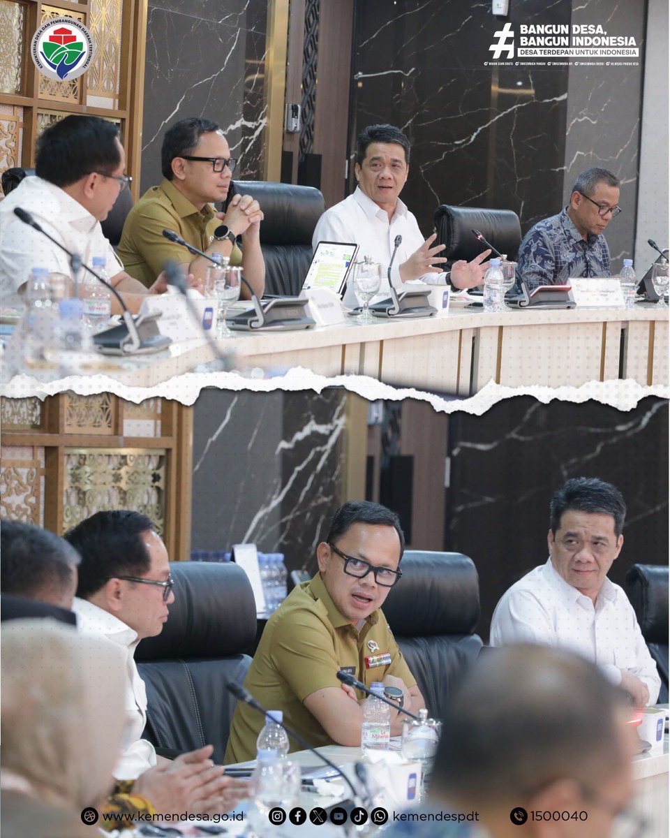 kemendespdt's tweet photo. Wakil Menteri Desa dan PDT, Ahmad Riza Patria, menyampaikan bahwa pembiayaan pembentukan 80.000 Koperasi Desa/Kelurahan Merah Putih akan dilakukan secara kolektif melalui APBN, APBD, Himbara, sampai dengan CSR perusahaan nasional maupun internasional. https://t.co/WDN9uTBJfg