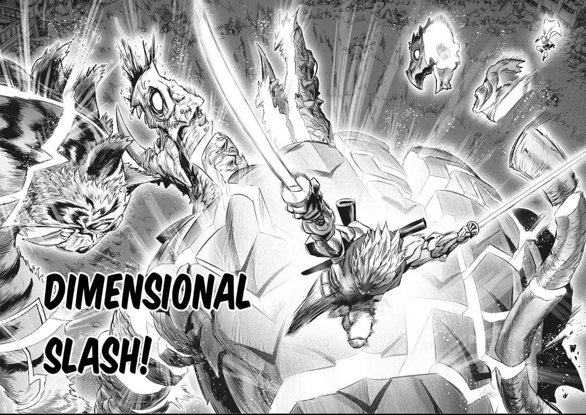 BlastDSaga_'s tweet image. #OnePunchMan hold on Empty Void can still use dimensional Slash 🤔