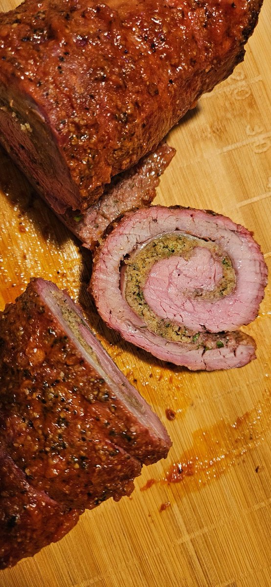 Russell Gaskamp (@coach_gas) on Twitter photo Made my first smoked Braciole in honor of the <a href="/Ravens_FB/">Franklin Pierce Football</a> OL dinner at the crib tonight! Forgot to get the group together for a pic... I think after the ice cream and brownies at the end of the night, us fat kids might have looked miserable and swollen 🐖 Made my first smoked Braciole in honor of the <a href="/Ravens_FB/">Franklin Pierce Football</a> OL dinner at the crib tonight! Forgot to get the group together for a pic... I think after the ice cream and brownies at the end of the night, us fat kids might have looked miserable and swollen 🐖
