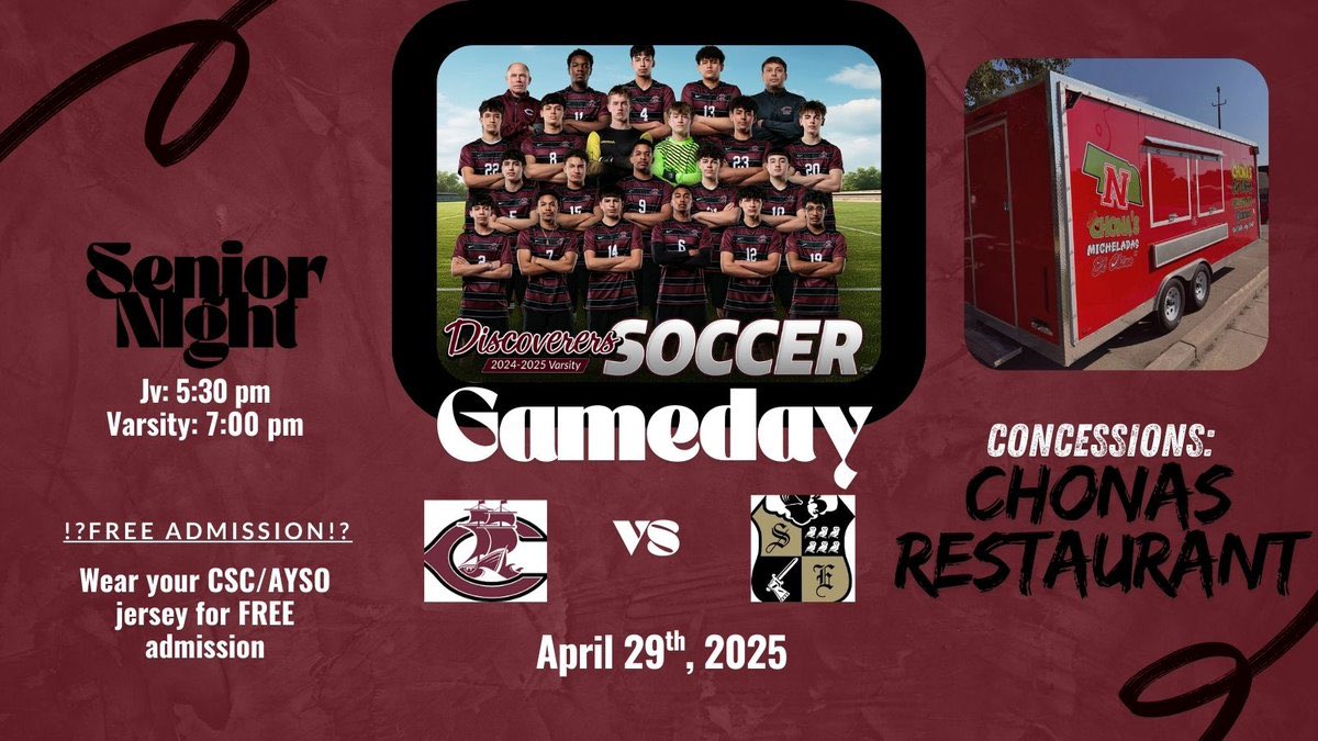 This is gonna be a great night!  Some fun concessions for Senior Night! Good job Jhonny!