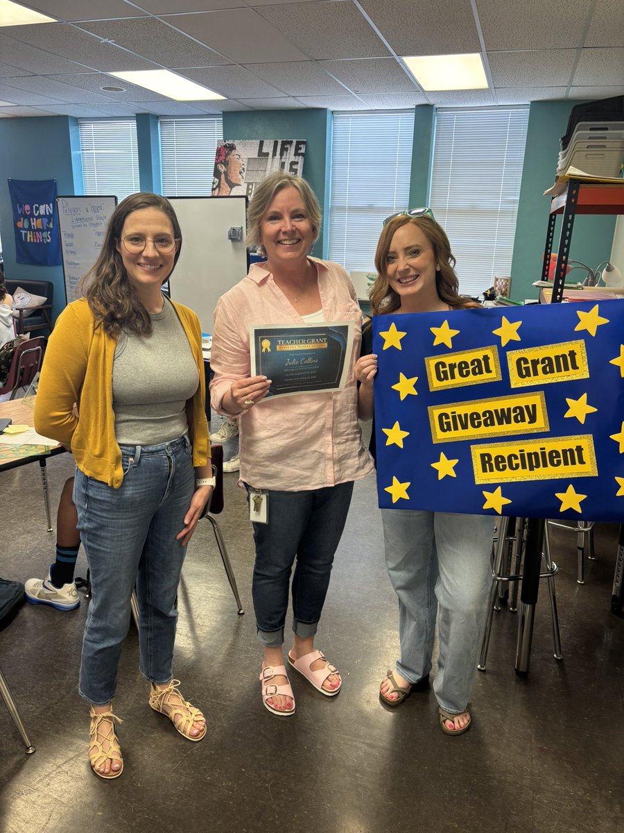 Reagan Allegri, Ed. D (@dr_allegri) on Twitter photo That’s a wrap on the <a href="/heritagescoop/">Heritage MS</a> PTSA Great Grant Giveaway today! Our incredible PTSA awarded over $3000 worth of teacher grants to our incredible staff today for things like manipulatives, supplies, learning centers, and so much more! HMS is beyond blessed. That’s a wrap on the <a href="/heritagescoop/">Heritage MS</a> PTSA Great Grant Giveaway today! Our incredible PTSA awarded over $3000 worth of teacher grants to our incredible staff today for things like manipulatives, supplies, learning centers, and so much more! HMS is beyond blessed.