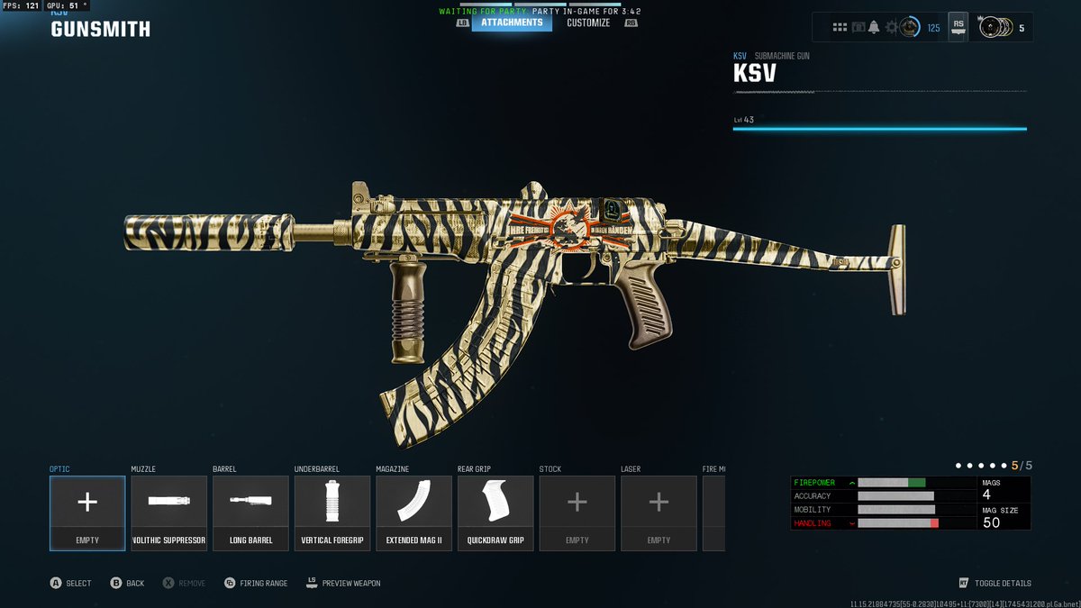 HemiSyncGaming's tweet photo. This KSV loadout is extremely good, try and lmk what yall think! #bo6 #warzone #blackops6 #warzonemobile #wzm #cod #CallofDuty https://t.co/jMTrWkIXZQ