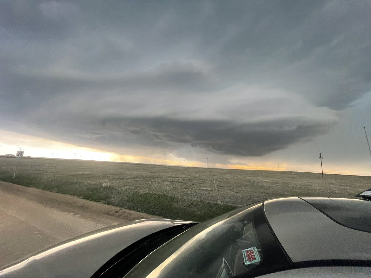 Incredible supercell near Simla, CO right now! #weather #cowx