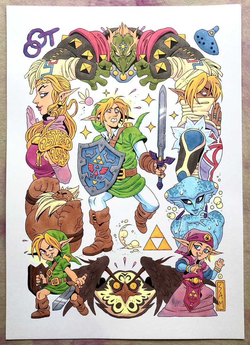 Got to do a big Ocarina of Time piece.