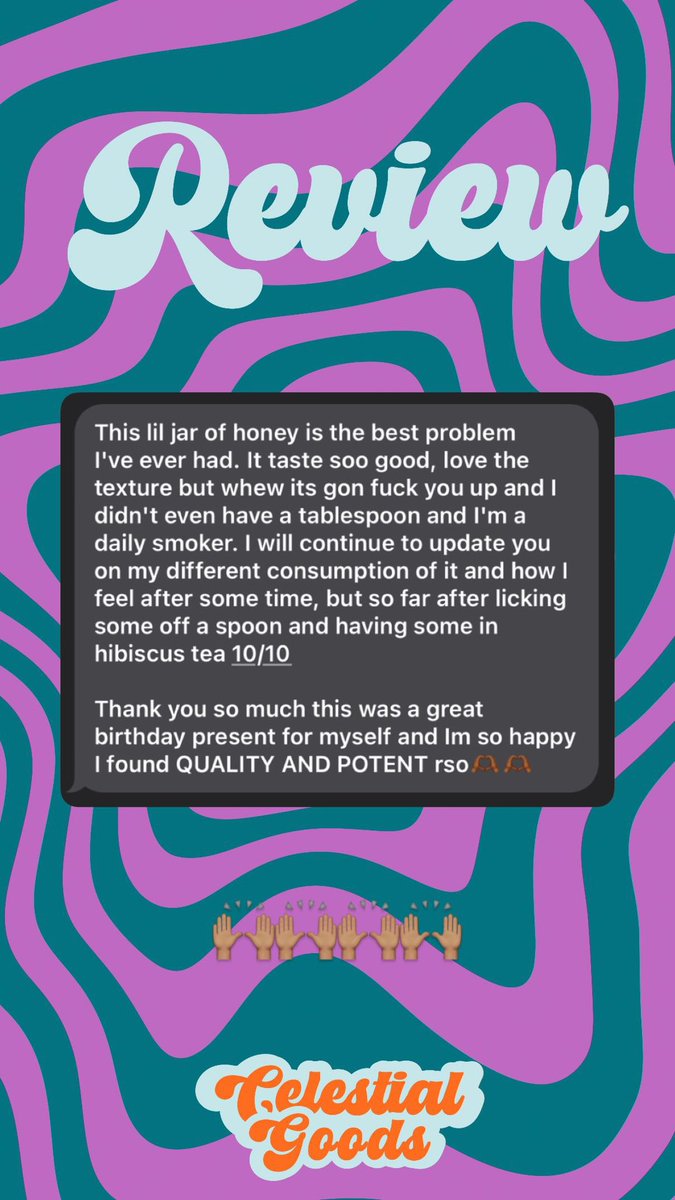 CelestialGooods's tweet photo. The reviews speak for themselves 💌✨

This is your sign to try out our infuzed goods! DM FOR LINK 🦋 https://t.co/sQ7JkrORbK