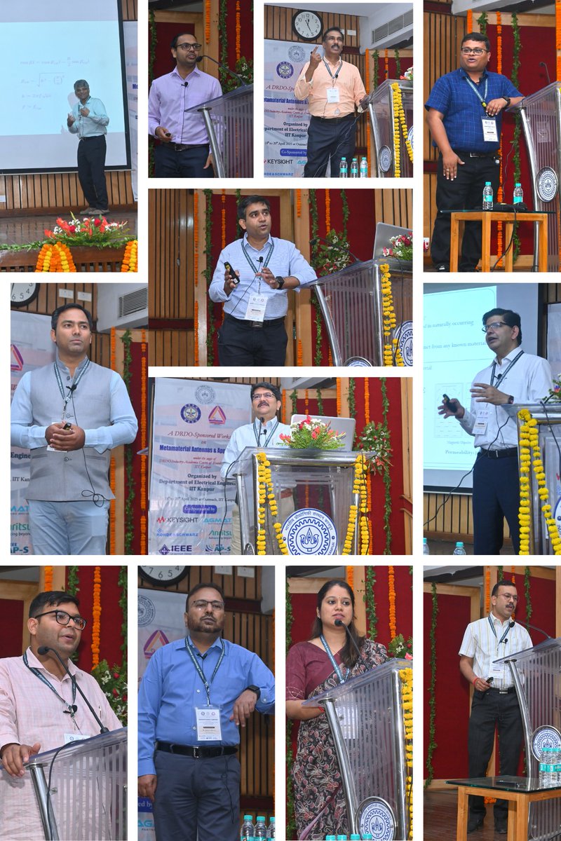 Prof_Raghvendra's tweet photo. The workshop on Metamaterial Antennas and Applications features 13 technical sessions over three days, including expert talks by distinguished speakers from DRDO (DEAL and LRDE), BEL, and different IITs. https://t.co/rSyWwsT48U