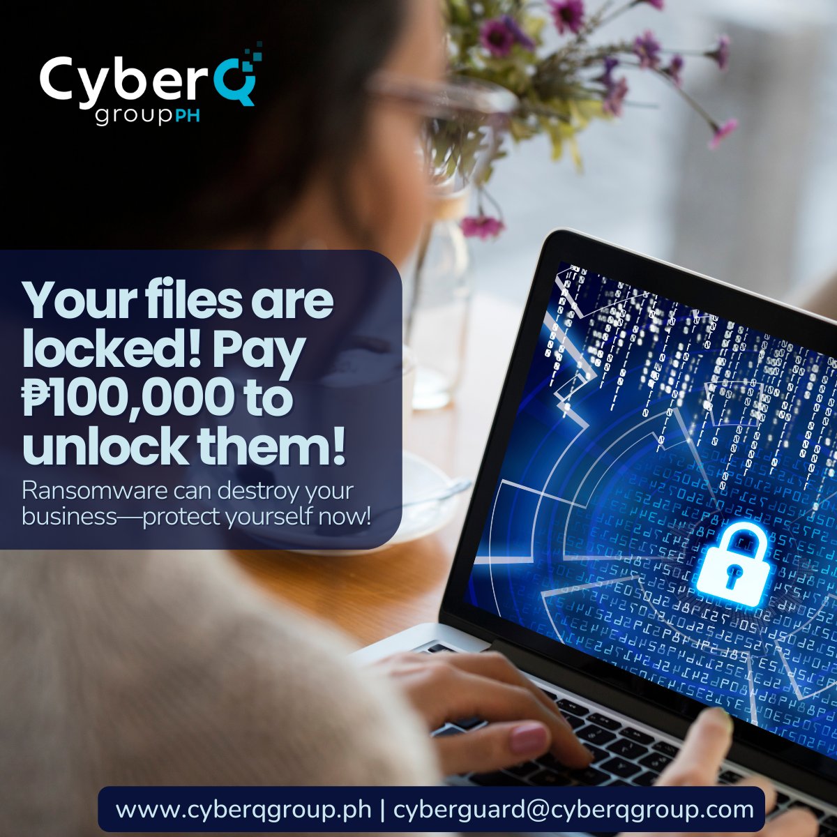 CyberQGroup_PH's tweet image. Think cybersecurity is costly or complex? ❌ Think again!  

✅ Spot fake emails  
✅ Use strong passwords &amp;amp; MFA  
✅ Update software  
✅ Secure Wi-Fi &amp;amp; back up data  
✅ Get 24/7 protection for ₱30/day!  

📖 Learn more: hubs.li/Q03gkxWz0 
#CyberSecurityMadeEasy