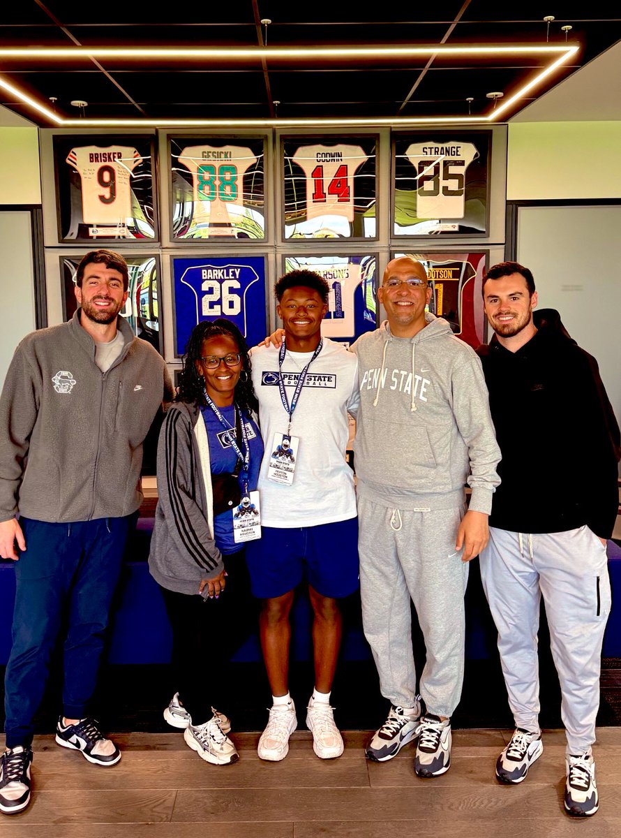 Peyton Houston 2027 QB (@peytonhouston8) on Twitter photo Psalms 37:4
Thank you <a href="/coachjfranklin/">James Franklin</a>, <a href="/Kotelnicki/">Coach Andy Kotelnicki</a>, <a href="/DannyOBrienQB/">Danny O'Brien</a>, <a href="/McSorley_IX/">Trace McSorley</a>, and the <a href="/PennStateFball/">Penn State Football</a> family for an amazing visit and for extending an offer.
#Be1egendary Psalms 37:4
Thank you <a href="/coachjfranklin/">James Franklin</a>, <a href="/Kotelnicki/">Coach Andy Kotelnicki</a>, <a href="/DannyOBrienQB/">Danny O'Brien</a>, <a href="/McSorley_IX/">Trace McSorley</a>, and the <a href="/PennStateFball/">Penn State Football</a> family for an amazing visit and for extending an offer.
#Be1egendary