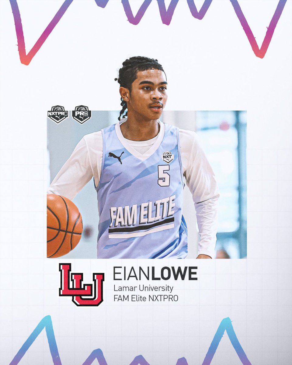 Congratulations to Eian Lowe on committing to Lamar University ‼️

<a href="/PUMAHoops/">PUMA Basketball</a> | #NXTPROFamily