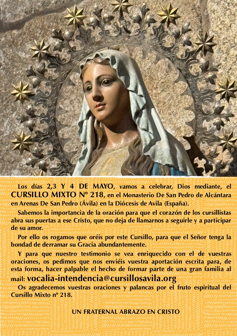 CURSILLOS DE CRISTIANDAD AVILA (@cursillosavila) on Twitter photo 
