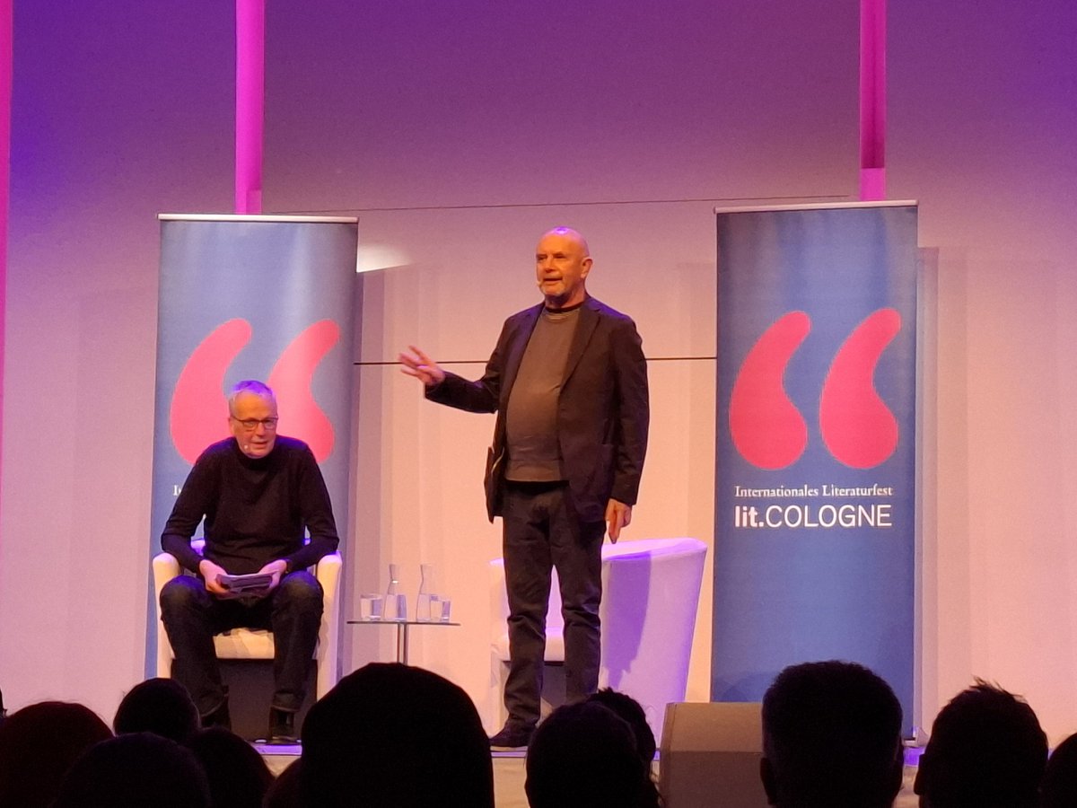 Georg Poensgen (@gepo1303) on Twitter photo Nick Hornby yesterday at the Flora in Cologne (Ger)...talking with Christoph Biermann about 'Fever Pitch', Football and Life.
Fascinating insights.
#NickHornby #litcologne #feverpitch #Football <a href="/nickhornby/">Nick Hornby</a> <a href="/litCOLOGNE/">lit.COLOGNE</a> <a href="/chbiermann/">Christoph Biermann</a> Nick Hornby yesterday at the Flora in Cologne (Ger)...talking with Christoph Biermann about 'Fever Pitch', Football and Life.
Fascinating insights.
#NickHornby #litcologne #feverpitch #Football <a href="/nickhornby/">Nick Hornby</a> <a href="/litCOLOGNE/">lit.COLOGNE</a> <a href="/chbiermann/">Christoph Biermann</a>
