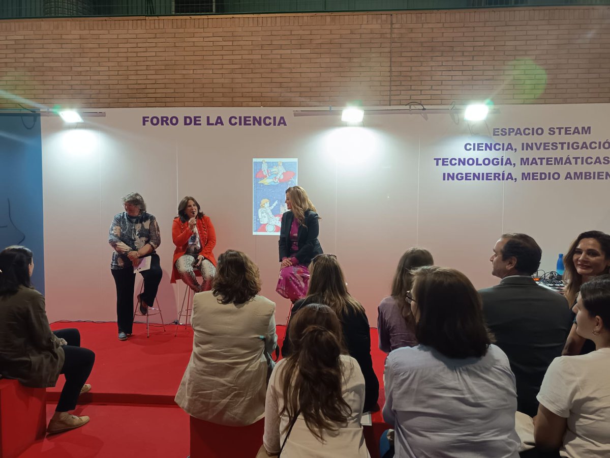 FeriaCiencia's tweet image. 🚀 Desde Sevilla despega #ShakthiSAT España: una misión global que pone a las niñas en el centro de la exploración espacial.

Presentada en la 23ª Feria de la Ciencia, involucra a 12.000 chicas de 108 países en formación STEM. 👩‍🚀✨

#NiñasEnLaCiencia #STEMGirls #23FeriaCiencia