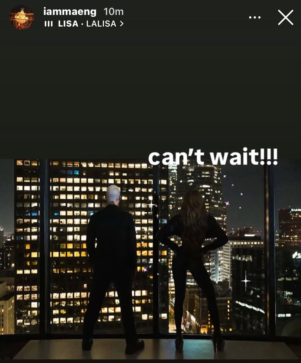 iammaeng IG story update: 

<a href="/wearelloud/">LLOUD</a> #LISA