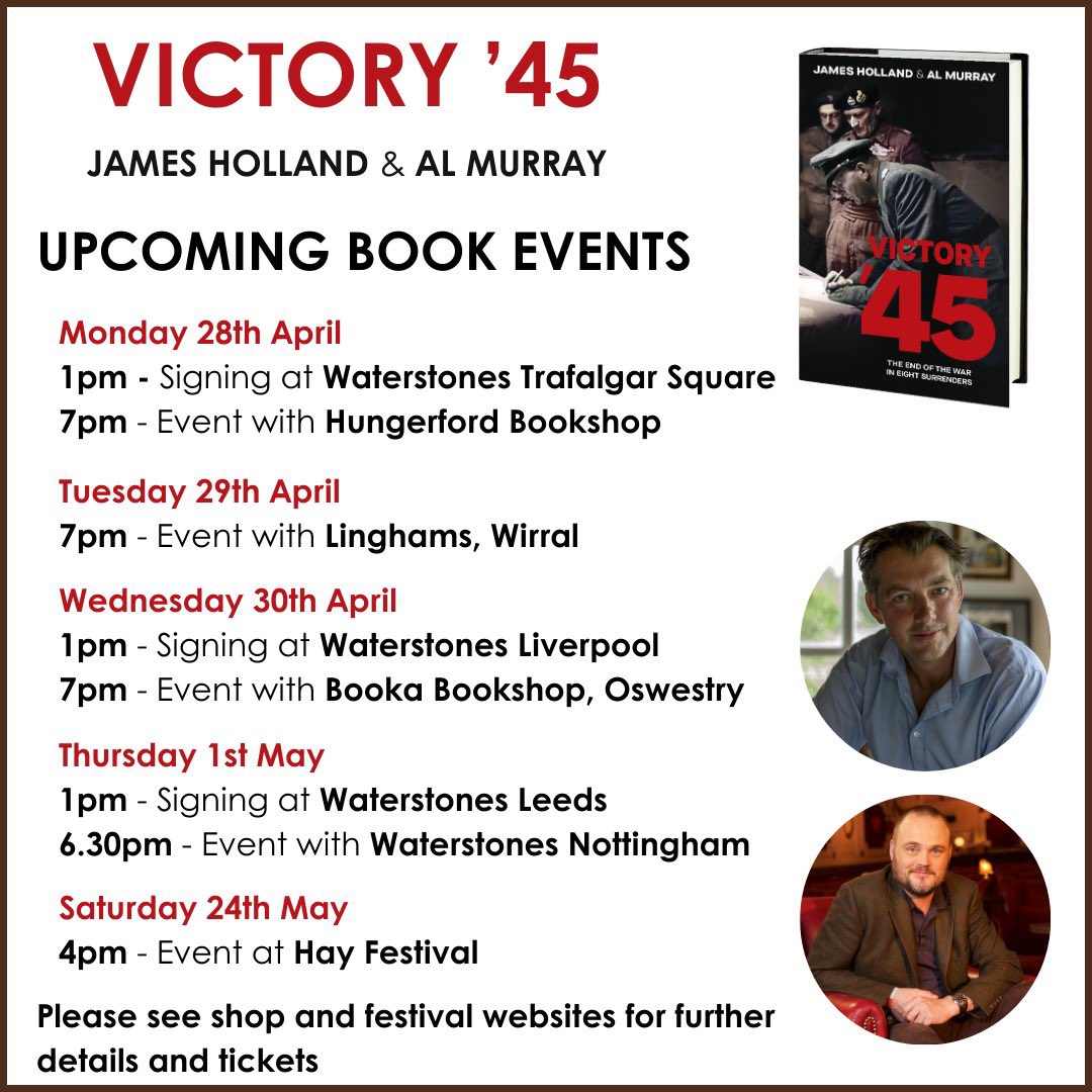 James Holland (@james1940) on Twitter photo Publication day TODAY! Absolute love doing the <a href="/WeHaveWaysPod/">WW2 Pod: We Have Ways of Making You Talk</a> with <a href="/almurray/">Al Murray 🇺🇦</a> but now we’ve written a book together too and next week will be out on the road talking about it. Hope to see people along the way! Publication day TODAY! Absolute love doing the <a href="/WeHaveWaysPod/">WW2 Pod: We Have Ways of Making You Talk</a> with <a href="/almurray/">Al Murray 🇺🇦</a> but now we’ve written a book together too and next week will be out on the road talking about it. Hope to see people along the way!