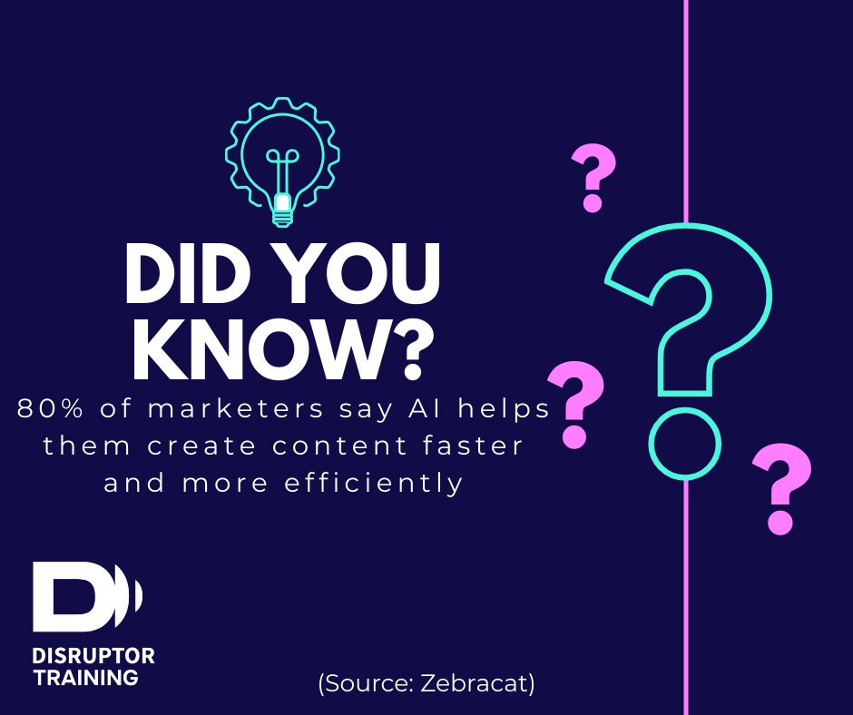 Creating content at scale is tough — but AI is changing the game.

80% of marketers say AI makes them faster, better, and more productive.

Want to streamline your output? We’ll show you how.

#ContentMarketing #AItools #Productivity