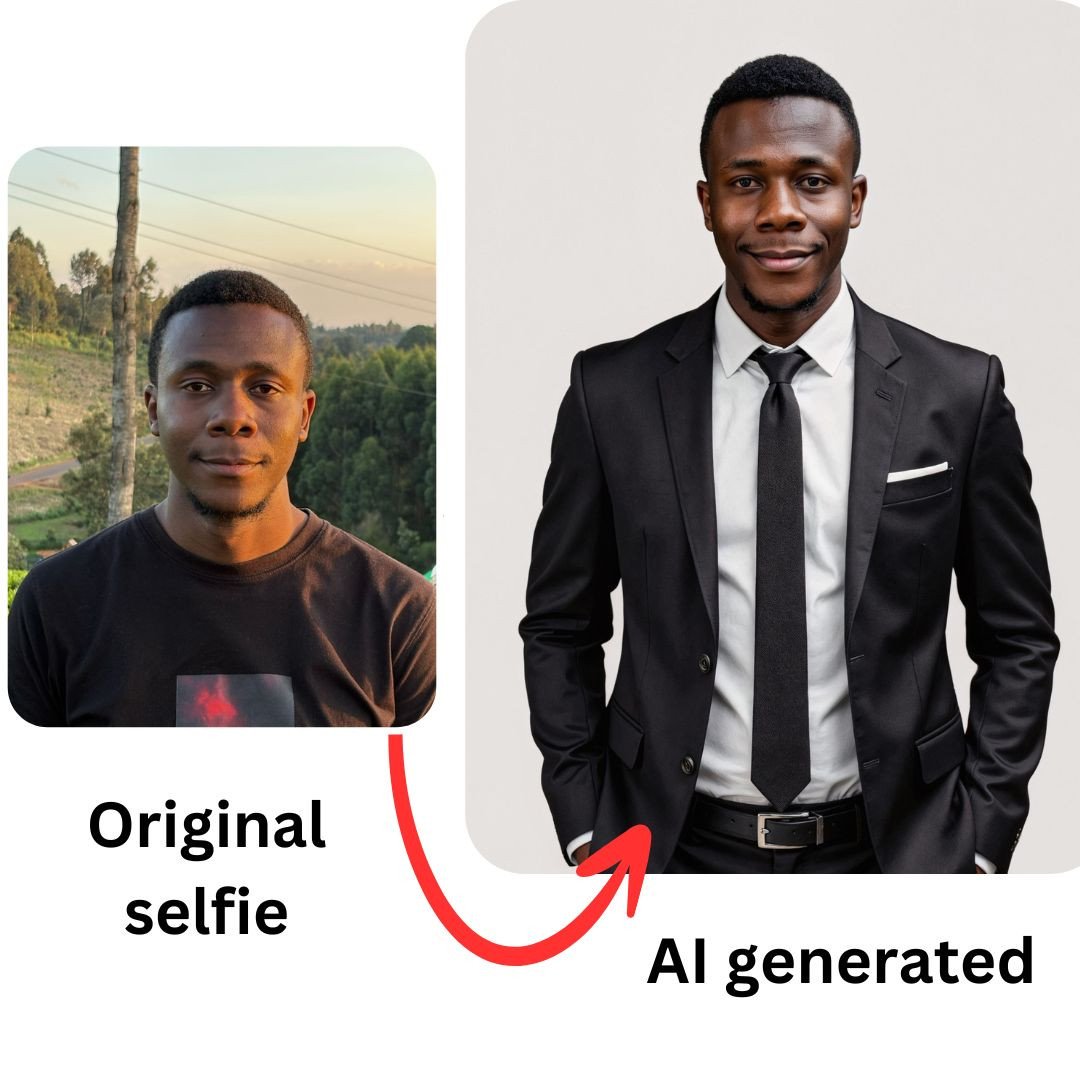 FellMentKE's tweet image. I recently got a remote job after updating my LinkedIn profile photo.
I wanna show you how I managed to turn my photos into professional headshots that helped me get the remote job. Imagine, I did it in just 3 simple steps:
Check out the results!!!
OPEN THIS ↓