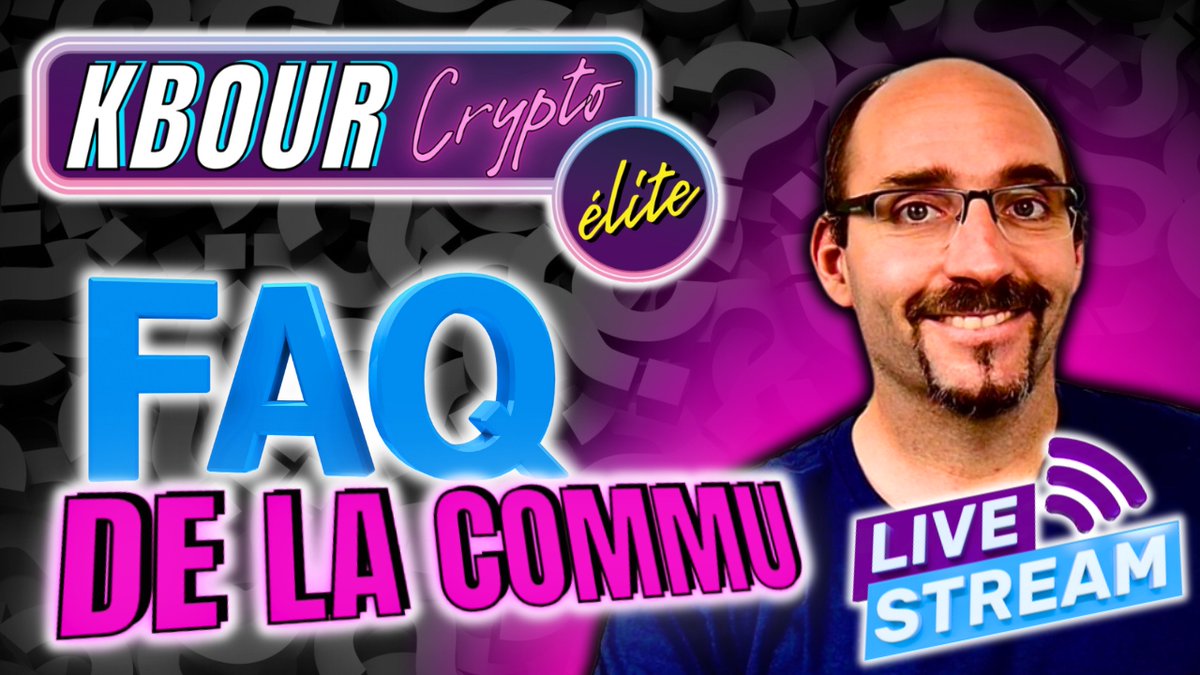 kbourcrypto's tweet photo. Yoooo la team !

On se retrouve lundi soir à 18h30 pour un petit live FAQ en famille (membres élite only) 🔥

✅ 1h d’échanges sur tous les sujets
✅ Questions / Réponses sans langue de bois
✅ Chacun peut partager son expérience pour qu’on monte tous ensemble
✅ Objectif : vous balancer un max de valeur

T’es pas encore avec nous ? Rejoins la team élite juste ici 👇
https://t.co/FPurD40aW4

Enjoy les boss ! 😎

#crypto #invest #formation