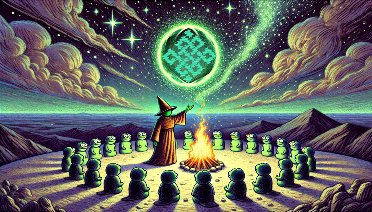 simrasimra2's tweet photo. A circle of silence.
A flame of purpose.
Above them, the @ritualnet  symbol glows
Where code meets cosmos 🔮

https://t.co/Ah5NQIyE9Q
https://t.co/ZuG6eC7GH8 https://t.co/tqEjUmVAor