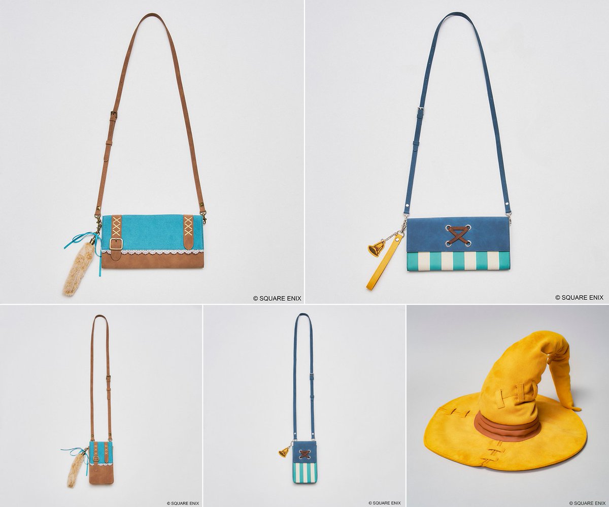 FF9：「ファイナルファンタジーIX　ショルダーバッグ　ジタン・ビビ」「ショルダーポーチ　ジタン・ビビ」「ビビ帽子」予約開始！
