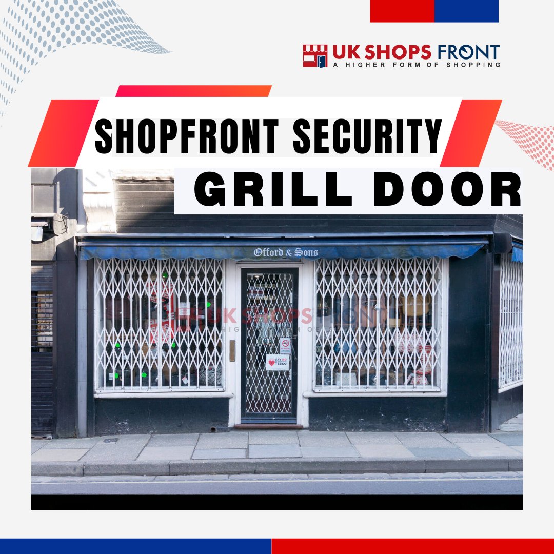 UkShopsfront's tweet photo. 👉Protect your business in style! 🛡️✨ Our Shopfront Security Grill Doors offer maximum security without compromising visibility. Durable, sleek and reliable. Perfect for every storefront!
#SecurityGrill #ShopfrontProtection #SecureYourSpace
👉Website: https://t.co/1zRVnCGHYP https://t.co/udsldSDXcA