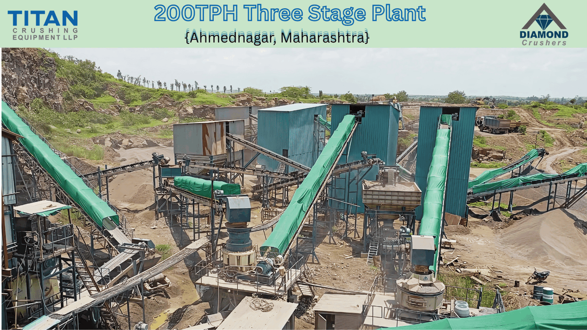LLPTitan's tweet photo. 200 TPH Three-Stage Crushing Plant
Ahmednagar, Maharashtra

#DiamondCrusher #Diamond #DiamondCrusher
#CrushingPlant #200TPH #ThreeStagePlant #Ahmednagar #Maharashtra #TitanCrushing #ReliableMachinery #AggregateSolutions #MiningEquipment #CrusherMachine #CrushingSolutions https://t.co/pthGIAPZ67