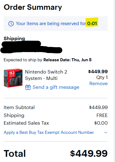 There's a bunch of fake hype for the Switch 2
Anyone can easily pre-order it from Best Buy
Every time I try, I can buy one, but I'm not buying it.
Knock yourself out and buy into the fake hype
The Steam Deck is the GOAT
#NotEvenTemptedSwitch2