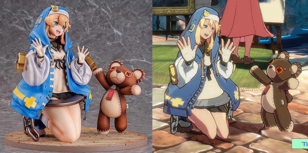 GGST】部屋のフィギュア棚にあるブリジットはこれで何体目？クロック