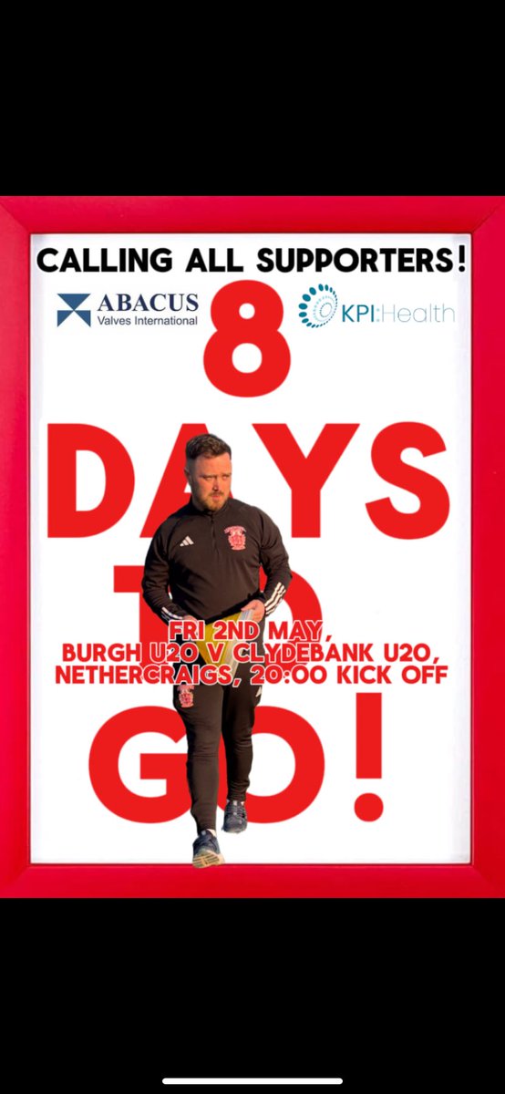 Johnstone Burgh U20 Development (@burghu20) on Twitter photo This promises to be a cracker. <a href="/OfficialWoSFDL/">West of Scotland Football Development League</a> Conference D match v <a href="/ClydebankFCU20/">Clydebank FC U20</a> which could decide who is champions. Let’s back the team. Come on Burgh 🇦🇹🇦🇹🇦🇹 <a href="/johnstone_burgh/">Johnstone Burgh Football Club</a> This promises to be a cracker. <a href="/OfficialWoSFDL/">West of Scotland Football Development League</a> Conference D match v <a href="/ClydebankFCU20/">Clydebank FC U20</a> which could decide who is champions. Let’s back the team. Come on Burgh 🇦🇹🇦🇹🇦🇹 <a href="/johnstone_burgh/">Johnstone Burgh Football Club</a>