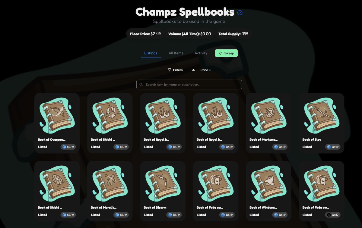 ChampzErc's tweet photo. Guess What?! 😎

Every Spellbook you forge up in-game is minted as your very own NFT! How cool is that? 😉
Brought to you by the very awesome folks at @Altura &amp; @Immutable

Try it out for yourself in-game, or head to our marketplace.

https://t.co/uTRz1d08fF https://t.co/6f2hENkSpQ